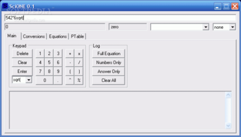 SciONE screenshot