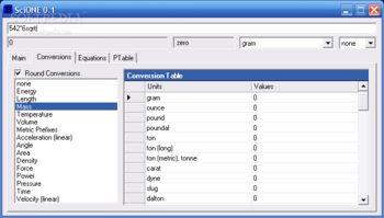 SciONE screenshot 2