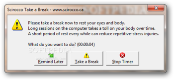 Scirocco Take a Break screenshot 2