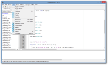 SciTE++ screenshot 4