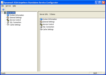 SCM Anywhere Server Side screenshot
