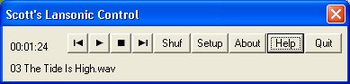 Scotts Lansonic Remote screenshot