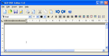 SCP PDF Editor screenshot