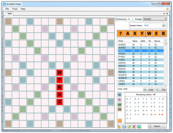 Scrabble Solver screenshot