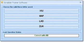 Scrabble Trainer Software screenshot