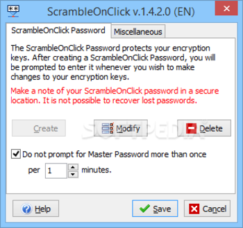 ScrambleOnClick screenshot