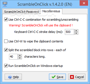 ScrambleOnClick screenshot 2