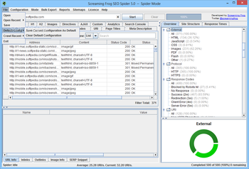 Screaming Frog SEO Spider screenshot 2