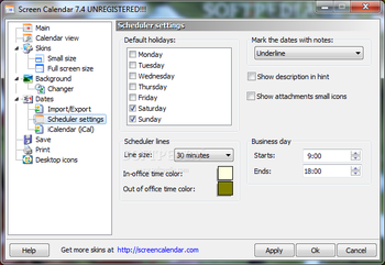 Screen Calendar screenshot 10