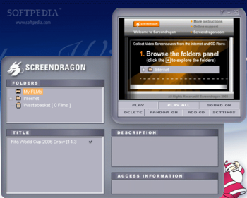 Screen Dragon VS4 Preliminary Draw Video Screensaver screenshot