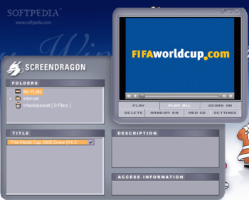 Screen Dragon VS4 Preliminary Draw Video Screensaver screenshot 2