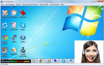 Screen Face Cam screenshot