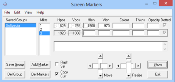 Screen Markers screenshot