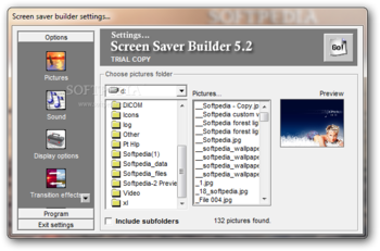 Screen Saver Builder screenshot 2