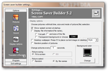 Screen Saver Builder screenshot 4