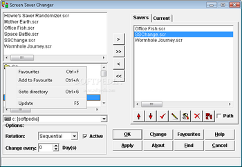 Screen Saver Changer screenshot