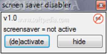 screen saver disabler screenshot
