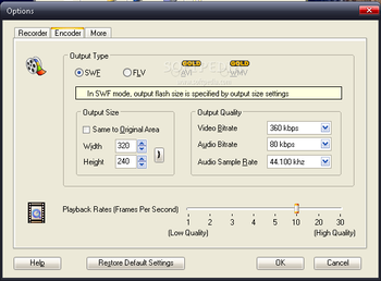Screen Video Recorder Flash screenshot 4