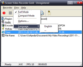 Screen Video Recorder Gold screenshot 3