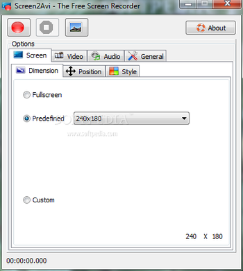 Screen2Avi Portable screenshot