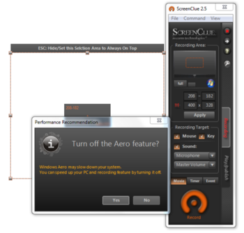 ScreenClue screenshot