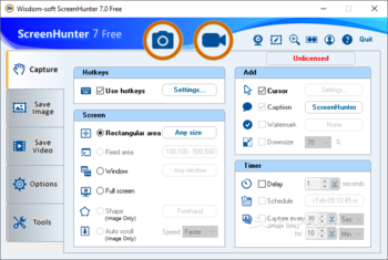 ScreenHunter Free screenshot