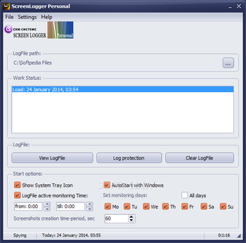 ScreenLogger Personal screenshot