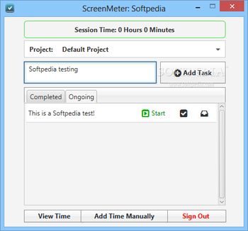 ScreenMeter screenshot