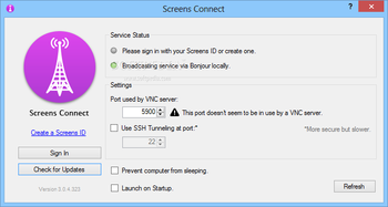Screens Connect screenshot