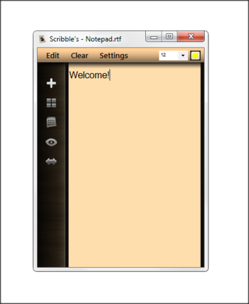Scribble's - Notepad screenshot