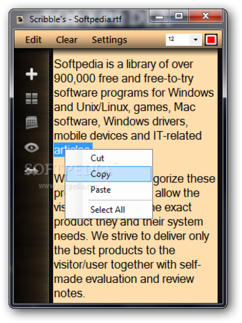 Scribble's - Notepad screenshot 2