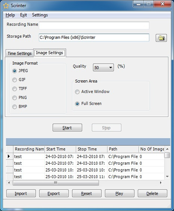 Scrinter screenshot 2