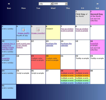 Scriptcalendar screenshot 3