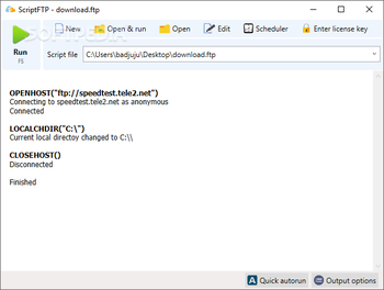 ScriptFTP screenshot 3