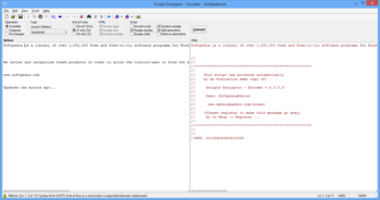 Scripts Encryptor (ScrEnc) screenshot