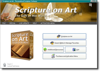Scripture on Art screenshot