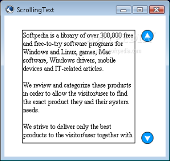 Scrolling Text screenshot