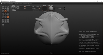 Sculptris screenshot