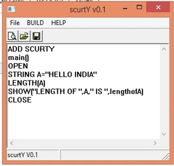 scurtY IDE screenshot 3