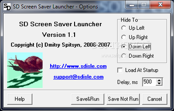 SD Screen Saver Launcher screenshot