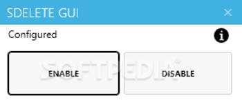 SDelete GUI screenshot