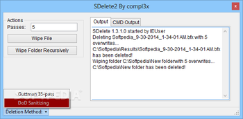 SDelete2 screenshot 2