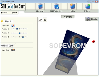 SDR 3D Box Shot screenshot 3