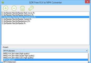 SDR Free FLV to MP4 Converter screenshot 2