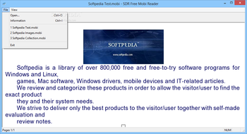 SDR Free Mobi Reader screenshot 2
