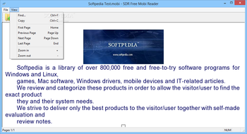 SDR Free Mobi Reader screenshot 3