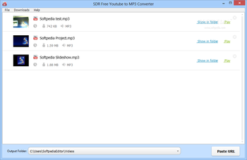SDR Free Youtube to MP3 Converter screenshot