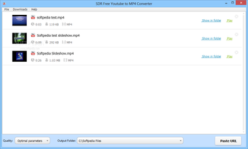 SDR Free Youtube to MP4 Converter screenshot