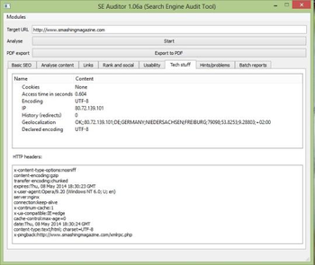 SE Auditor screenshot