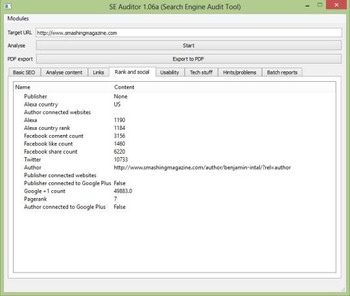 SE Auditor screenshot 3